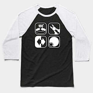 Gunpla Symbols V.2 White Baseball T-Shirt